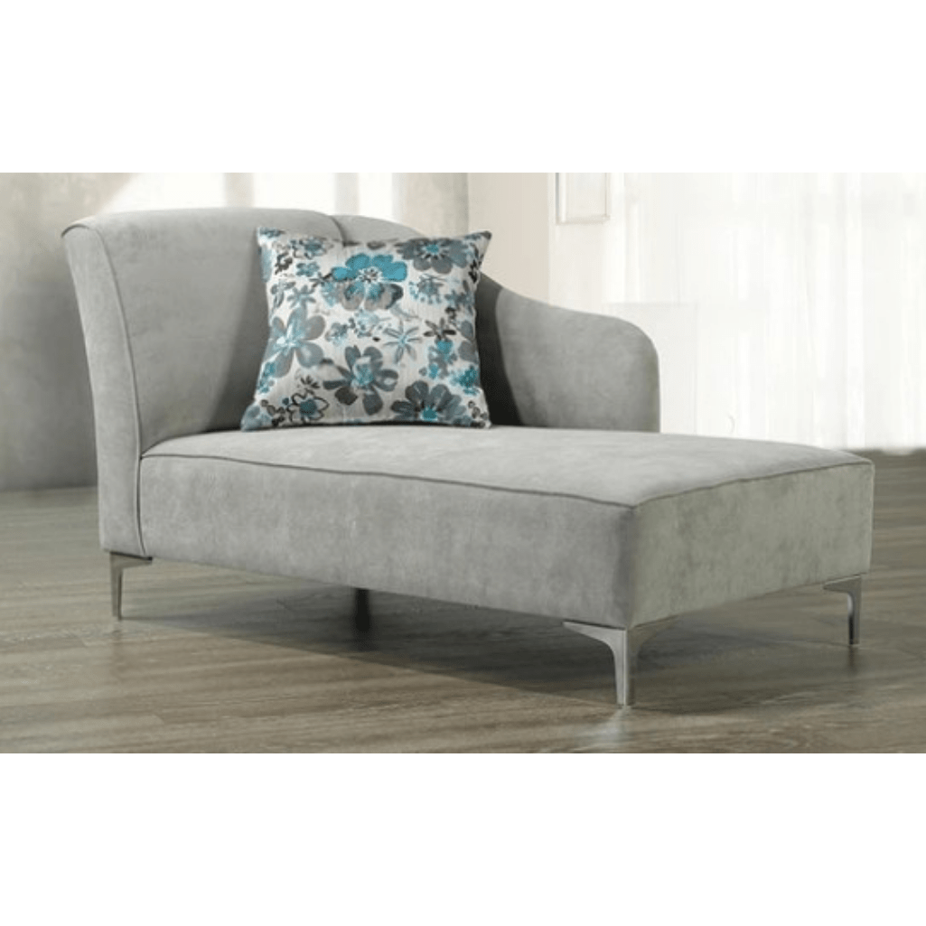 Silver Chaise (Right Arm)
