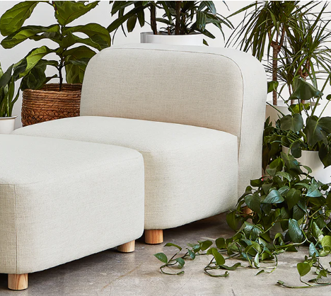 Circuit Armless Modular Chair by Gus Modern