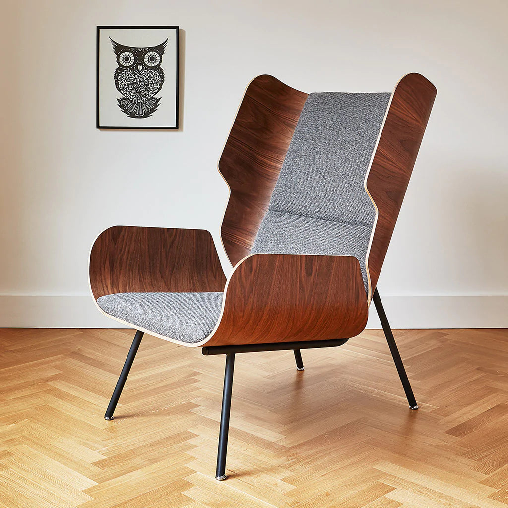 Elk Chair in Andorra Pewter by Gus*