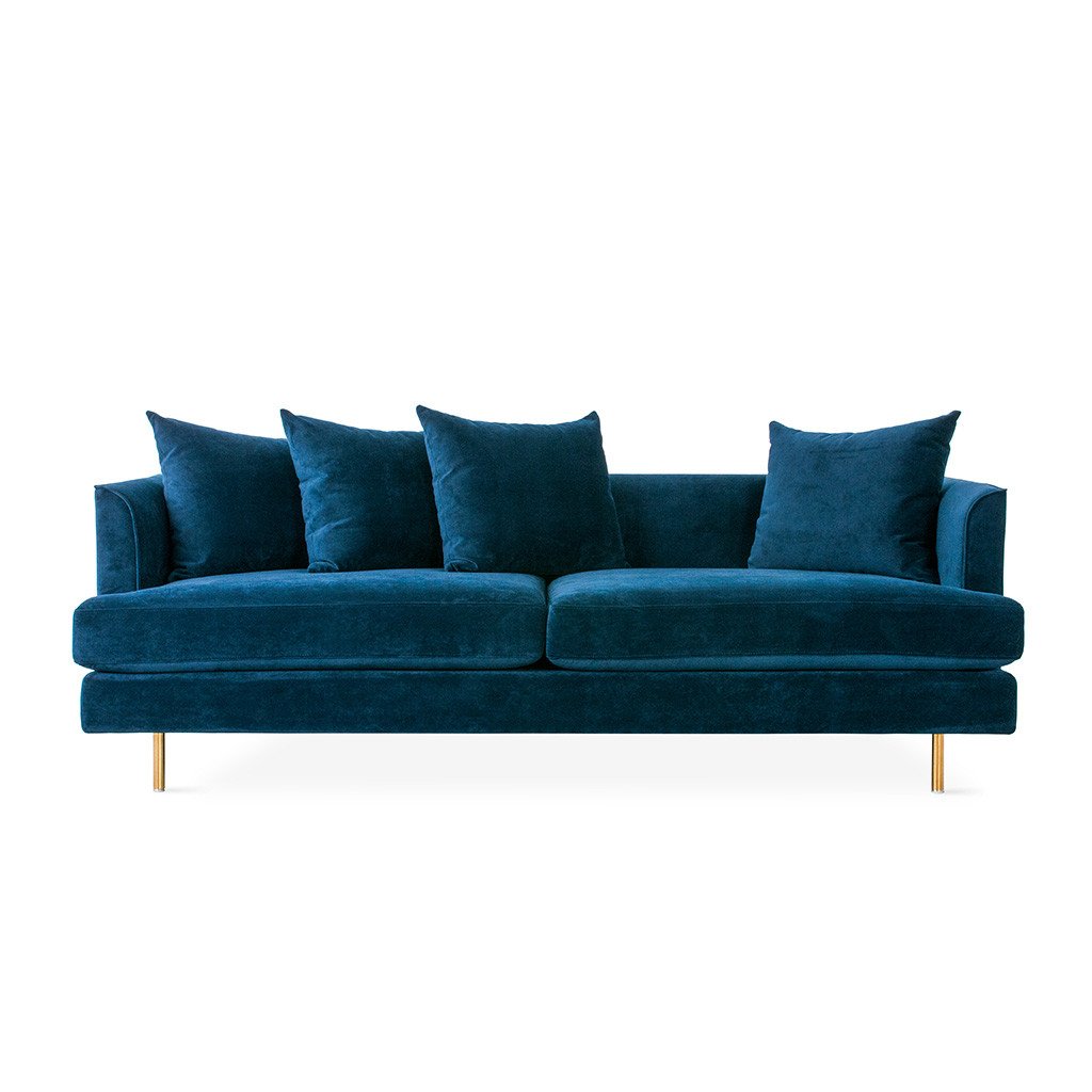 Margot Sofa by Gus Modern - Velvet Midnight / Navy