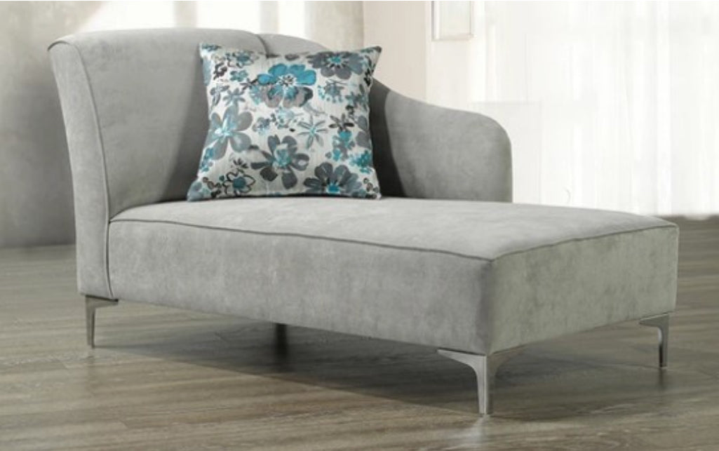 Silver Chaise (Left Arm)
