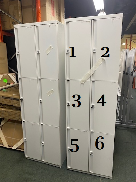 Teknion Lockers- 6 lockers – ClearFurniture